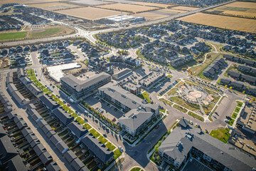 Sweeping Aerial View of Evergreen, Saskatoon, Saskatchewan