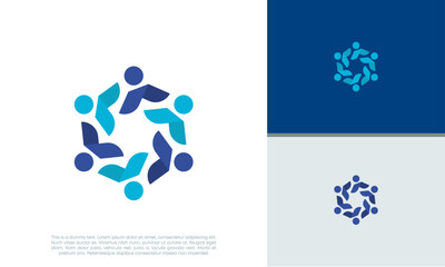 Human Resources Consulting Company, Global Community Logo.	