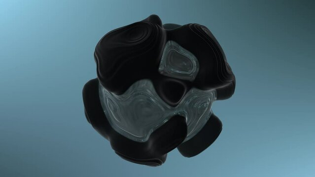 Molding Slimy Fluid Shape Material Motion Abstract Background
