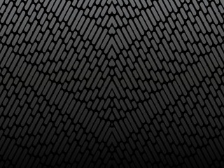 Black metal texture steel background. Perforated metal sheet.