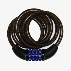 Cable lock for bicycle and motorcycle.