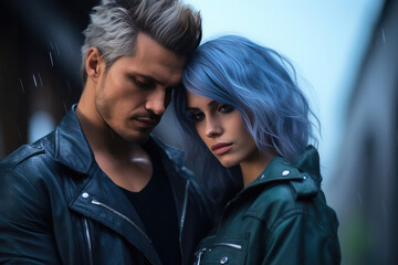 Blue Love on the Street