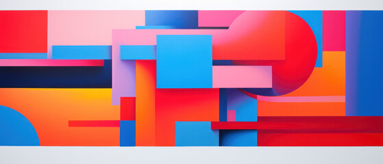 Obraz premium Beautiful abstract painting illustration (AI Generated) 