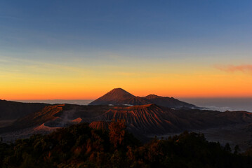 Obraz premium Sunrise on Bromo Mountain, East Java, Indonesia