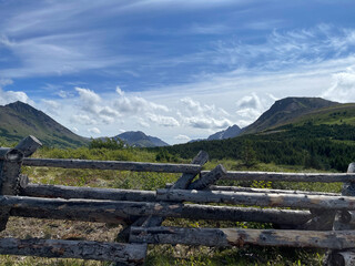 Fototapeta na wymiar valley view in Anchorage