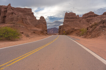QUEBRADA DE LAS CONCHAS, CAFAYATE, NATIONAL ROUTE 68. CALCHAQUIES VALLEYS, SALTA. ARGENTINA.