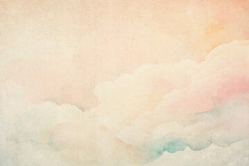 Close-up design of high quality original digital artwork painted with pastel colors.