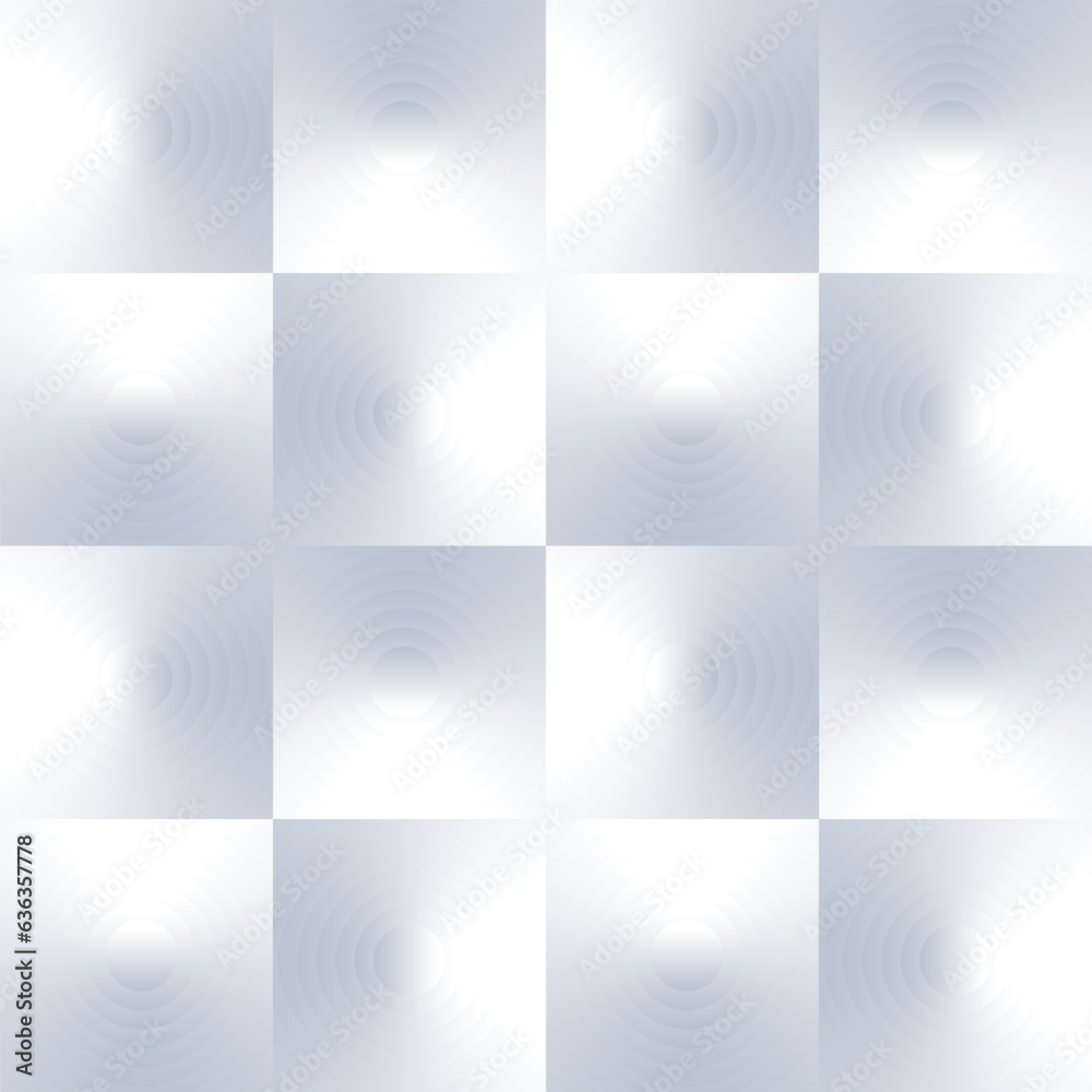 Aufkleber abstract 3d square mosaic shapes seamless pattern background, vector design. grey and white faded co