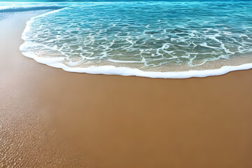 beach and sea Generative AI
