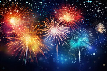 Fototapeta premium Firework (AI Generated)