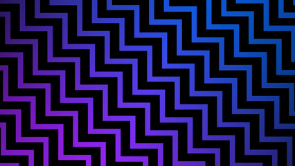 Abstract lines background. Blue and purple geometric lines on dark blue background. Colorful diagonal lines pattern design background, backdrop template. Dynamic lines background vector illustration