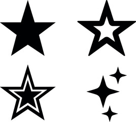 Beautiful stars in vector