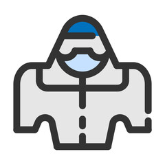 covid-19 line icon best for web design