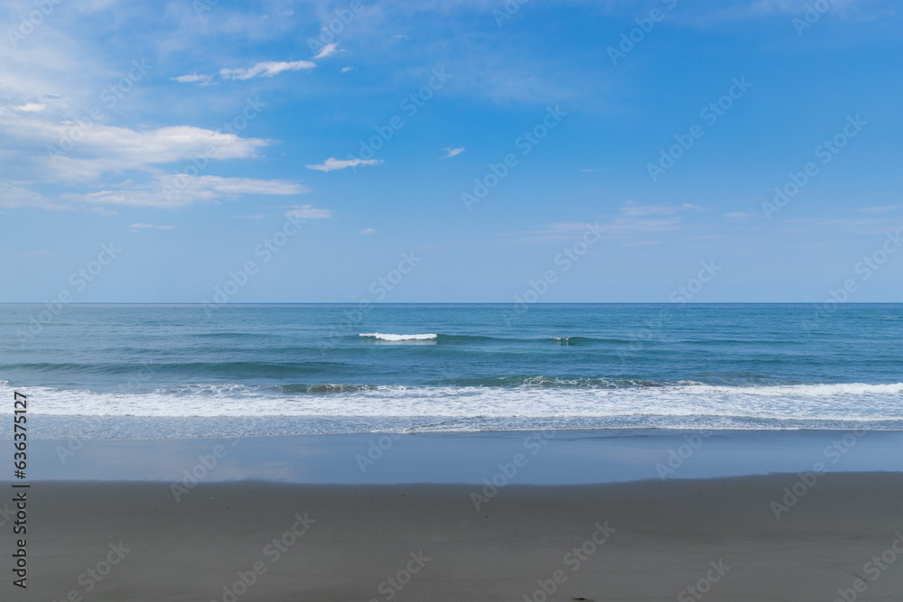 Sticker Blue sky and the beach in sunny day