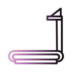 Fitness Gym Sport Gradient Line Icon