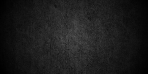 Dark Black background texture, old vintage charcoal black backdrop paper with watercolor. Abstract background with black wall surface, black stucco texture. Black gray satin dark texture luxurious.