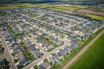 Whispers of Willowgrove: Aerial Splendor, Saskatoon, Saskatchewan