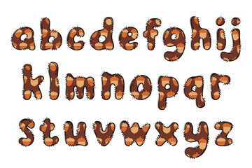 Handcrafted Thanksgiving letters color creative art typographic design