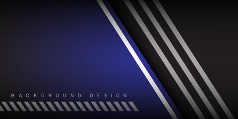 
Blue background vector overlapping layers on dark space for background design