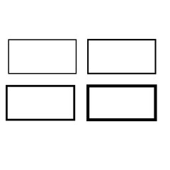 Rectangle Frame SVG Files | Frame Cut Files 