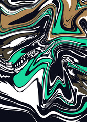 Liquid Fluid abstract background illustration