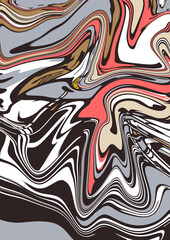 Obraz premium Liquid Fluid abstract background illustration