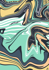 Obraz premium Liquid Fluid abstract background illustration