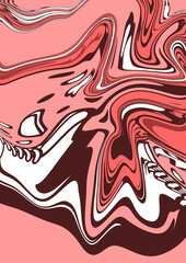 Liquid Fluid abstract background illustration