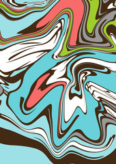 Liquid Fluid abstract background illustration