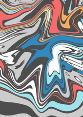 Liquid Fluid abstract background illustration