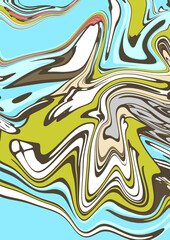 Obraz premium Liquid Fluid abstract background illustration