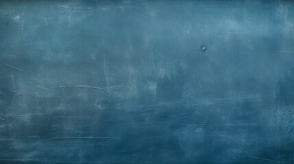Blue Chalkboard Background. Macro View Desaturated Blackboard. Abstract Close-up Horizontal Shot of Blue Wall Board Texture: Generative AI