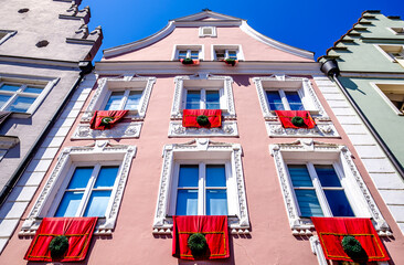 famous old town of landshut - germany