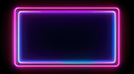A neon frame, precisely crafted in a square shape, emits a vibrant luminescence that provides a warm, inviting glow. Set against its surroundings, this radiant boundary acts as a beacon