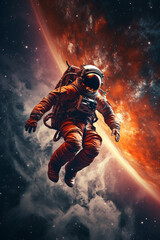Astronaut in space