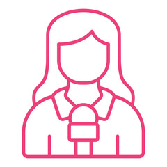Obraz premium Journalist Icon