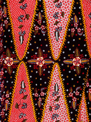 Indonesian Batik Design, Batik Tulis Madura, Indonesian Batik Fabric Design