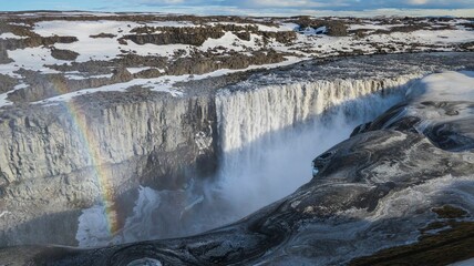 Majestic Dettifoss Waterfall in Iceland
