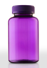 small plastic medicine bottle