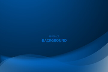 Abstract Geometric modern with Blue wave color background for template, poster, flyer design. Vector illustration