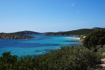 Stunning view of blue waters surrounded by trees in Croatia