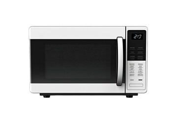 Obraz premium Microwave isolated on white background. Generative AI