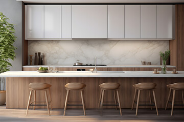 modern kitchen interior