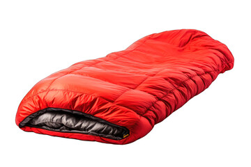 sleeping bag isolated on white background. Generative AI