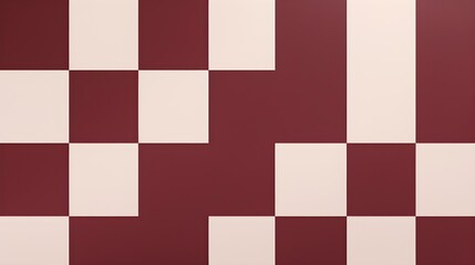 Checkerboard Pattern in Burgundy Colors. Simple and Clean Background