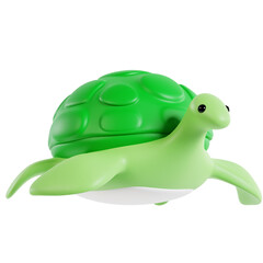 3D Ocean Animal Fish Coral Seahorse Whale