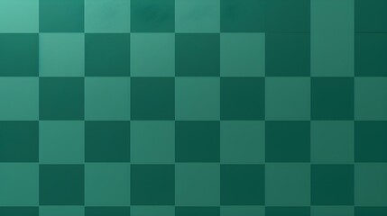 Checkerboard Pattern in Emerald Colors. Simple and Clean Background