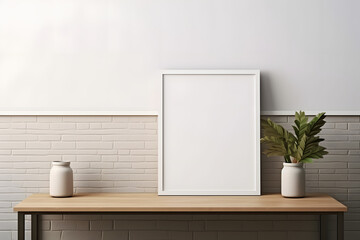 Frame Mockup - Stylish Flourish, generative ai