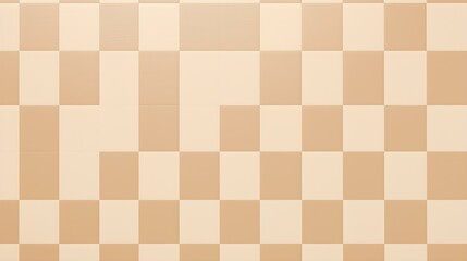 Checkerboard Pattern in Light Brown Colors. Simple and Clean Background