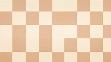 Checkerboard Pattern in Light Brown Colors. Simple and Clean Background
